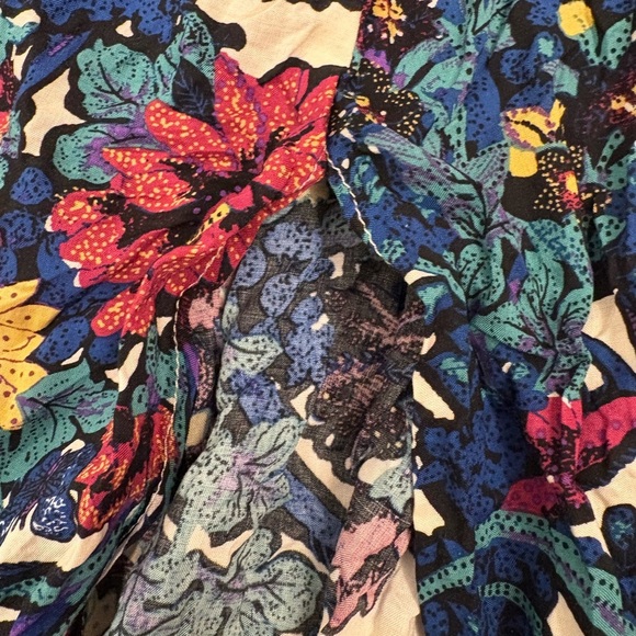 Free People Through the Vine Floral Maxi Dress in Ivory Combo Size XS - Picture 16 of 16